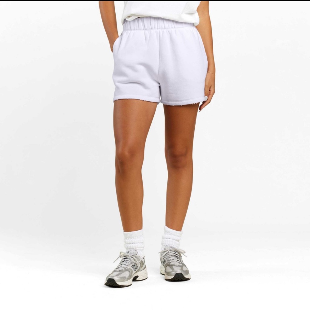 Nuuds Lilac Vintage Fleece Shorts